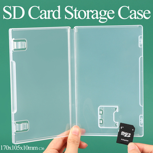 Estuche para Tarjetas de Juego SUNSHIN, Caja de Almacenamiento para Tarjetas de Memoria SD, CF, TF, XD, XQD, SDHC, Transparente, para Nintendo Switch - Product Image 1