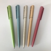 Bolígrafos Promocionales Ecológicos Biodegradables de Paja de Trigo con Logotipo Personalizado para Hotel