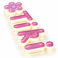 GOZONE signe des lettres acryliques miniatures personnalisées en LED, logo lumineux 3D pour salon de beauté, magasin de détail