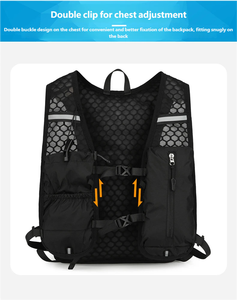 กระเป๋าเป้สะพายหลังแบบสแลงสำหรับกิจกรร<span class=keywords><strong>ม</strong></span>กลางแจ้ง ปั่นจักรยาน ปีนเขา ระบายอากาศได้ดี <span class=keywords><strong>กัน</strong></span>น้ำ พร้อ<span class=keywords><strong>ม</strong></span>ถุงน้ำสำหรับเดินป่า - Product Image 5