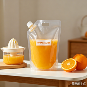Mailer Reliable Sealing Food Spout Bag 2.5L 1L Pressure Resistant PVC BOPP <b>Material</b> for Takeaway Soup Sauce Packaging - Product Image 1