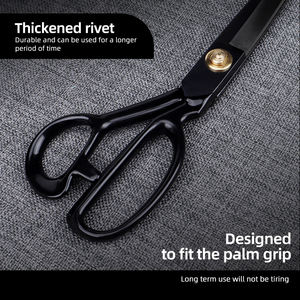 High Quality Heavy Duty Tailor Scissors for Sewing Professional Fabric <strong>Shears</strong> for <strong>Clothing</strong> Designers Dressmakers and Tailors - Product Image 5