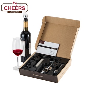 Nude — ensemble d'accessoires pour vin de qualité supérieure, verseur, ouvre-vis à vis en liège, <span class=keywords><strong>pompe</strong></span> et bouchons dans une boîte cadeau en papier - Product Image 4