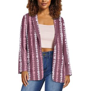 بدلات نسائية وسترات من قماش محبوك سميك ناعم ومريح، طباعة حسب الطلب، سترة كاجوال نسائية لعيد الميلاد بتصميم ميلي كاليكيماكا - Product Image 3