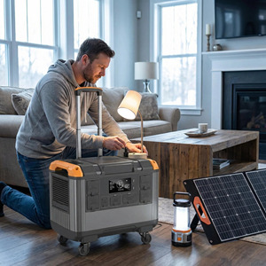 Estación de energía de 3000W y 2688Wh para camping en la UE sin conexión a la red, para camping en áreas remotas y respaldo de energía fuera de la red. - Product Image 6