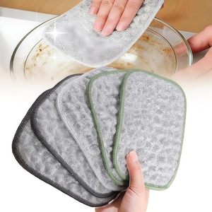 Paños de Limpieza Reutilizables de Secado Rápido para Utensilios de Cocina, Paños de Limpieza para Estufas, Paños de Malla de Burbujas de Doble Cara Antiadherentes para Platos - Product Image 6