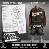 Ensemble deux pièces streetwear pour homme : chemise courte à carreaux personnalisée et short en jean délavé avec appliqué strass et ourlet brut