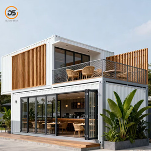 Tùy chỉnh di chuyển mở rộng prefab <span class=keywords><strong>container</strong></span> nhà với bánh sandwich panel thép cho cửa hàng hoa nhà hàng siêu thị đơn vị - Product Image 6