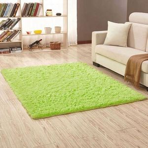 Gray Plush Velvet Rug Living Room Bedroom Floor Fluffy Mats Anti-slip <b>Washable</b> Customized Size Home Decor Soft Kids Room - Product Image 5
