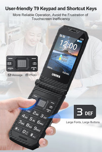 Chinois vieux téléphone portable à rabat bas prix robuste longue durée de vie de la batterie pas cher nouveau téléphone à double SIM à rabat - Product Image 5
