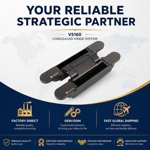 Bisagra Oculta Ajustable en 3D de Grado Industrial VS160 de Alta Resistencia, Carga de 160 kg, 240 mm, Venta al por Mayor OEM - Product Image 6