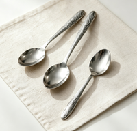 Ensemble de couverts en acier inoxydable 18/0, vaisselle réutilisable pour la restauration, les buffets, les repas d'entreprise, les cantines, l'exportation
