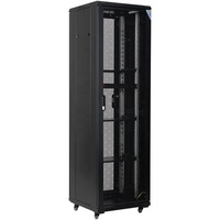 Prix du rack de serveur 42u 600x1000 22u 27u 32u 36u NOIR OEM Armoire de réseau de centre de données 19 pouces standard