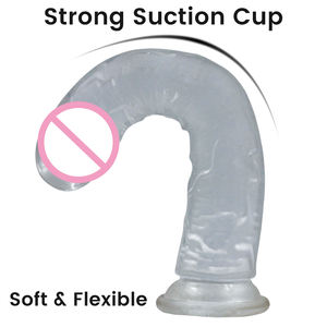 Vente en gros <span class=keywords><strong>pas</strong></span> <span class=keywords><strong>cher</strong></span> <span class=keywords><strong>gode</strong></span> en cristal transparence <span class=keywords><strong>gode</strong></span> à <span class=keywords><strong>ventouse</strong></span> trois tailles - Product Image 4