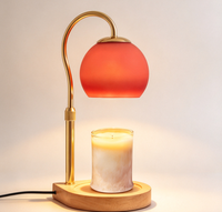 Lampe chauffe-bougie électrique avec minuterie et variateur d'intensité, idéale comme décoration d'intérieur, cadeau pour Thanksgiving et Noël