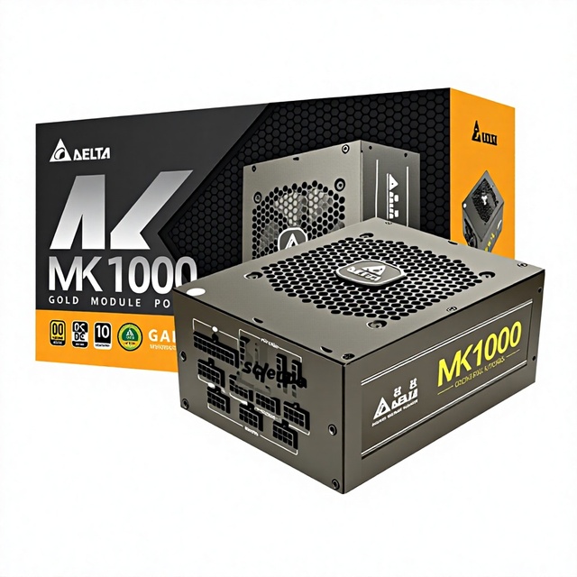 Delta Mk1000 1000W Gold Medal Fully Modular Computer Power Supply (80Plus Gold/Low Noise/Single 12V Output/20+4Pin