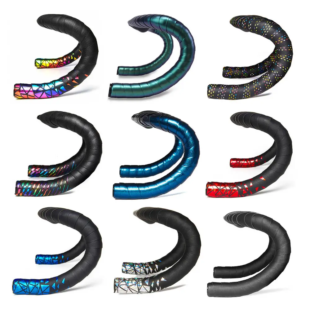 Cycling Accessories Road Bike Grips Bar Belt Soft Breathable Wrap Bicycle Handlebar With Bar Plugs Anti slip Tape Bent