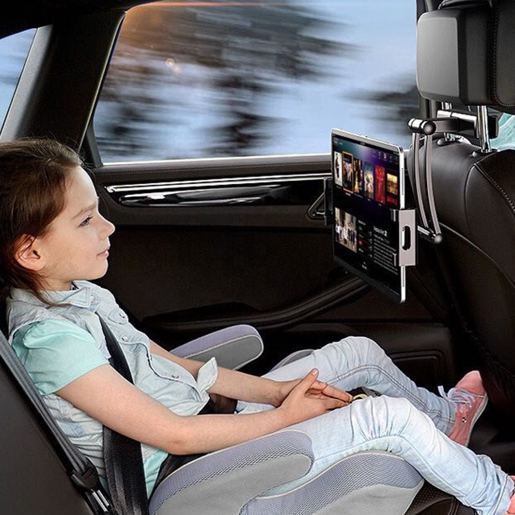 Factory Price Car Rear Seat Universal Rotating Telescopic Tablet Mobile Phone Holders Lazy Bracket