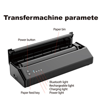 Mesin stensil Transfer tato versi baru, Kit Printer tato termal