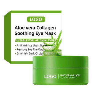Mascarilla de Ojos de Colágeno Herbal Personalizada con Té Verde y Ácido Hialurónico, Anti-Ojeras, Hidratante, Parche de Hidrogel para Arrugas - Product Image 1