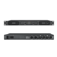 Amplificateur de puissance professionnel ET2350 à double canal 1U classe D, montage en rack métallique, amplificateur audio pour systèmes de son surround pour la scène