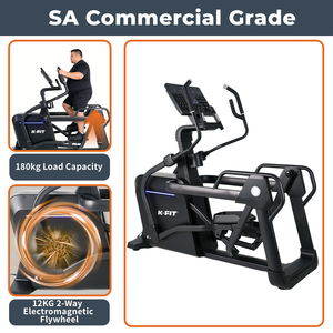 Équipement de fitness commercial K-FIT <span class=keywords><strong>Suspension</strong></span> Electromagnetic Elliptical K4, robuste et adapté aux articulations, pour l'entraînement en salle de sport - Product Image 2