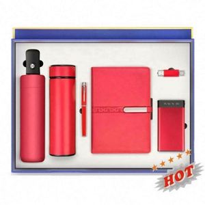 ชุดของขวัญสำหรับองค์กรสุดหรูรักษ์โลก พร้อมกระติกน้ำร้อน LED และสมุดโน้ตธุรกิจพิมพ์แบบ Letterpress พร้อมโลโก้สั่งทำ - Product Image 1
