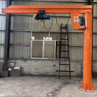 Grue à flèche pivotante électrique légère à montage au sol de 3 tonnes