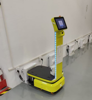 Robot Logistik MiCity L300 Gudang Pabrik AGV Angkat 5cm Beban 300kg Navigasi LDS Slam+Vslam Robot Pengantar Terkendali Aplikasi