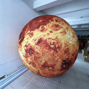 Décoration de fête, modèle de globe terrestre gonflable géant, boule de lune, <span class=keywords><strong>ballon</strong></span> gonflable planétaire publicitaire merveilleux - Product Image 6