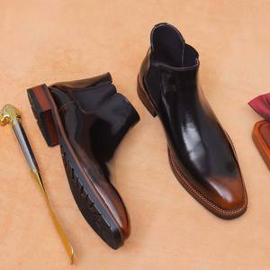 Nouvelle Tendance – Chaussures Homme en Cuir Véritable Brillant à Bout Fermé, Style Britannique Sportif Décontracté, Faciles à Enfiler, Légères, Isolantes et Respirantes pour l'Automne - Product Image 2