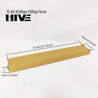 Manche de guitare électrique HIVE en bois d'érable, style gaucher, 22 frettes, 6 cordes, avec dos central, pour guitare électrique DIY