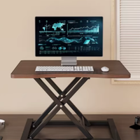 Support d'ordinateur portable pliable pour bureau, chambre et maison, réglable en hauteur, avec système pneumatique