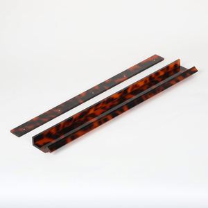 Règle de Mahjong Américain en Acrylique à Motif Léopard avec Bande Magnétique, Design Brillant de Luxe, Parfaite pour les Soirées de Jeu Féminines - Product Image 3