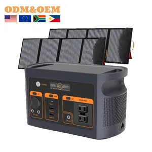 1200w 2200w 3000w Portable Solar Generator Lifepo4 Battery Portable Solar Power Station Generator With Solar Panel 220v Output