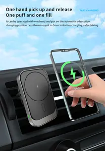 Factory Price Car Mount Phone Holder Wireless Charger 15w For For Iphone14 15