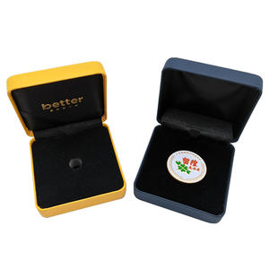 Médaille en cuir PU avec logo personnalisé Boîte à monnaie de présentation pour l'emballage - Product Image 5