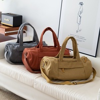 Sac de voyage à grande capacité pour le yoga, le sport et la remise en forme, en velours côtelé, avec fermeture à cordon, respirant, 20-35L, pour les voyages de courte durée