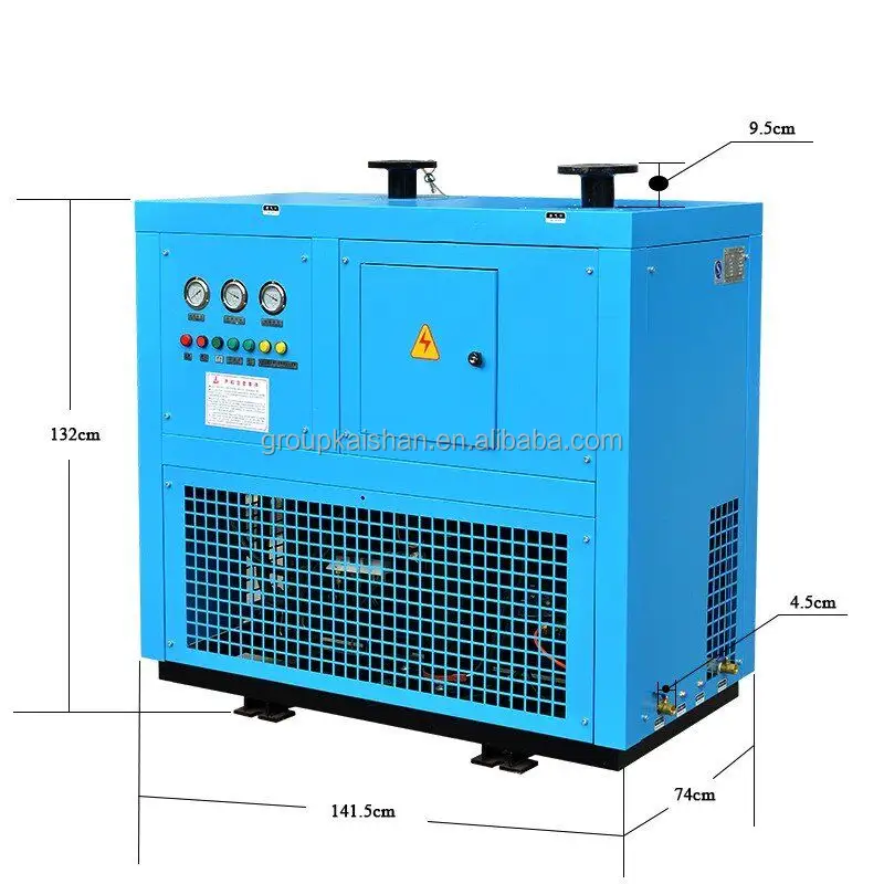 SAD/KSAD refrigerado a ar limpo energia economia secador ar como equipamento pós-tratamento para compressores de ar e tanque