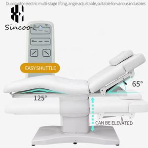 เตียงนวดหน้า ขนตา สำหรับร้านเสริมสวย สปา 3 มอเตอร์ ยี่ห้อ Manufacturer Modern รุ่นหรูหรา พร้อมฟังก์ชั่นนวดไฟฟ้า - Product Image 3