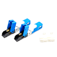 Quick Connector SC-APC SC UPC Fiber Optic Adapter for FTTH Use Gold Plated with PVC Coating