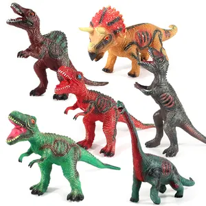 Model hewan dinosaurus seri simulasi Tyrannosaurus Rex dunia dinosaurus berbagai Model mainan statis