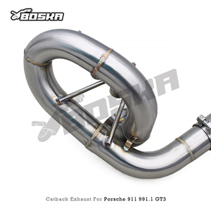 Escape Trasero Personalizado para Porsche 911 991/991.1 GT3 4.0L 2015-2018, Silenciador Boska de Acero Inoxidable, Tubo de Escape Directo con Puntas - Product Image 6
