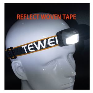 Custom Polyester Cotton <b>Webbing</b> Elastic <b>Webbing</b> Stretchable Band Box Binder Customized Outdoor Headlamp Reflective Band - Product Image 2