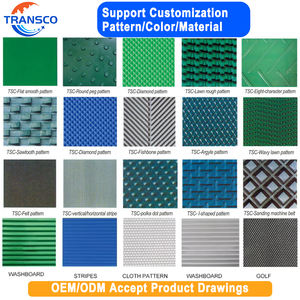 Banda Transportadora de PVC Verde de Alta Calidad Personalizada con Laterales Acanalados, Banda <span class=keywords><strong>Habasit</strong></span> para la Industria Frutal - Product Image 3