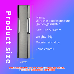 긴 스트립 사이드 히트 풍선 스트레이트 펀치 라이터 대형 화재 시가 파이프 라이터 불꽃 풍선 방풍 라이터 - Product Image 6