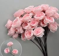 Fleurs artificielles en latex Vanda Orchid à toucher réel pour la décoration de fête et de mariage