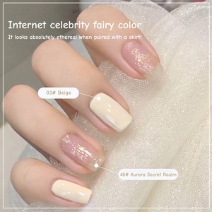 Vernis à ongles pelable en gros, prêt à expédier, séchage rapide à l'air, transparent, translucide, effet gelée, longue tenue, haute brillance, non toxique, personnalisable - Product Image 6