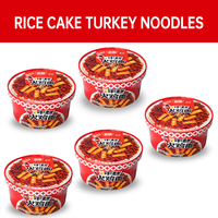 Tepung Terigu Bersertifikat Halal Turki Ramen Buldak Mie Instan Siap Saji Buatan Tangan Love Circle 3-5 Menit Umur Simpan 6 Bulan