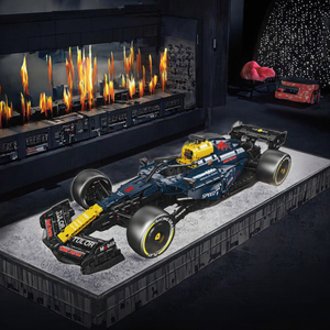 لعبة تعليمية إلكترونية تقنية على شكل سيارة سباق فورمولا 1 RB20، نموذج مكعبات بناء ثابتة، 1810 قطعة، مقياس 1:10، رقم 13207 - Product Image 3